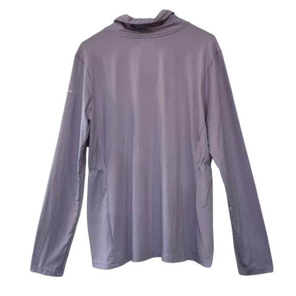 Columbia Omni-Wick Pale Lilac Cowl Neck Long Sleeve Activewear Shirt XXL NWT - Picture 4 of 11